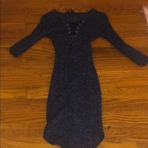knit stretch bodycon dress